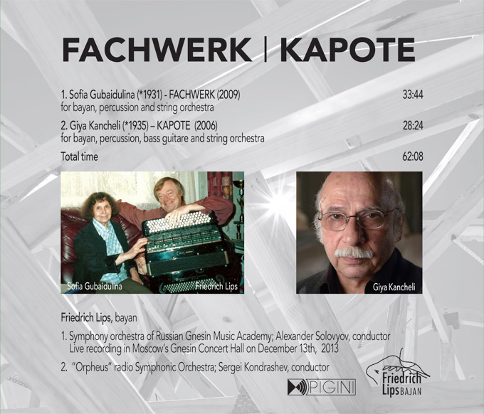 Friedrich Lips Fachwerk Kapote CD rear cover