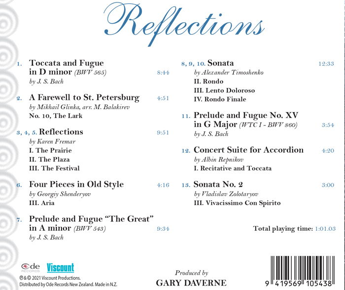 Reflections CD track information
