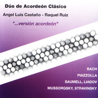 MusicForAccordion.com sells CDs of the accordion music.  Catalog alcastano400: Duo de Accordeon Clasico. Angel Luis Castano was born in San Sebastian, Spain, in 1969.