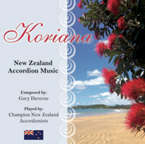 Koriana New Zealand Accordion Music CD cover