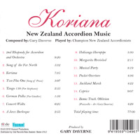 Koriana CD tracks list