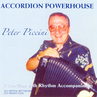 MusicForAccordion.com sells CD of the accordion music. Catalog: pp904  Sounds Italian. Peter Piccini is a well known not only in Australia but around the world for his studio session work, recordings, broadcasting, arranging and composing.