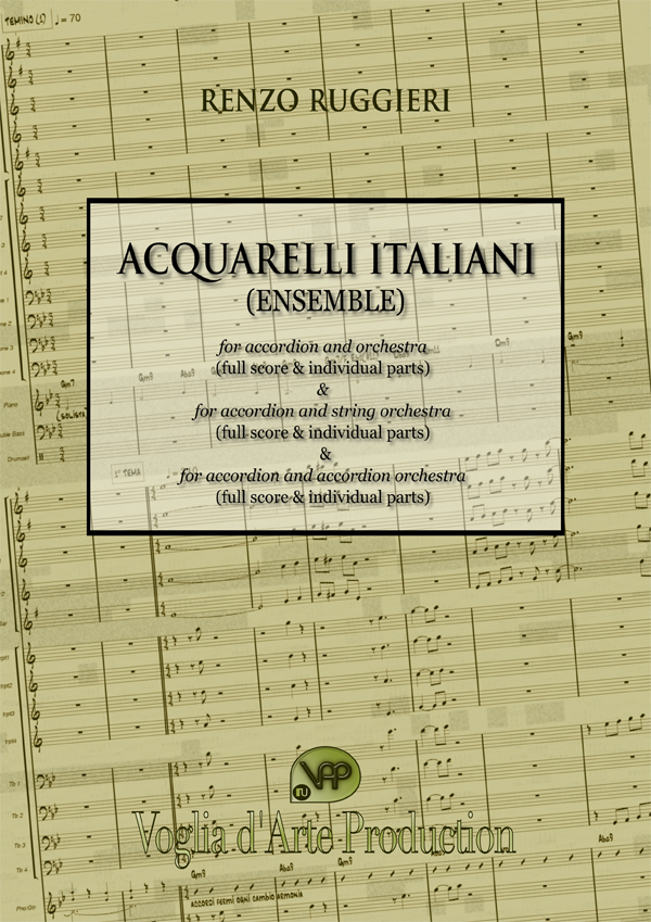 Acquarelli Italiani for accordion and orchestra