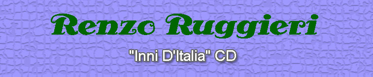 Inni d'Italia CD cover by Renzo Ruggieri
