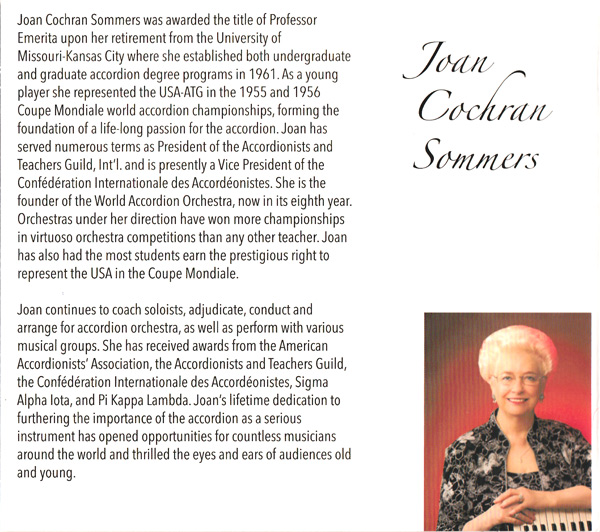 Joan Cochran Sommers information