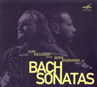 Bach Sonatas CD cover by Yuri Medianik & Boris Andrianov